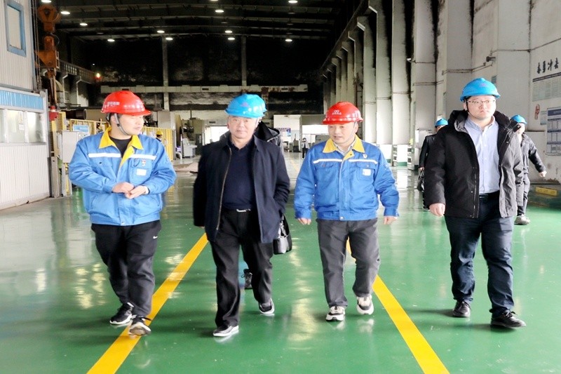 2024年 1月30日，浙江省经信厅机关党委二级巡视员孙自强莅临8868体育手机版登录入口开展岁末年初安全生产督导