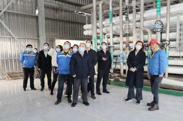 2022年12月15日，时任浙江省发展改革委党组成员、副主任吴红梅莅临8868体育手机版登录入口调研企业用能、节能工作